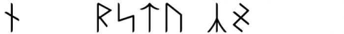 Ongunkan Armanen Runes Regular Font UPPERCASE
