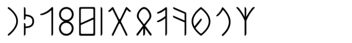 Ongunkan Carpathian Basin Rovas Font LOWERCASE
