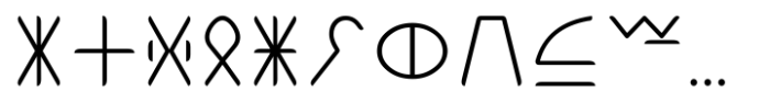 Ongunkan Cypriot Linear C Sylla Regular Font LOWERCASE