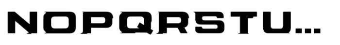 Ongunkan Death Space Regular Font LOWERCASE