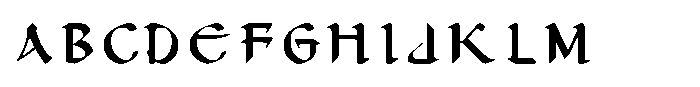 Ongunkan Eastern Roman Empire Ongunkan Eastern Roman Latin Regular Font UPPERCASE