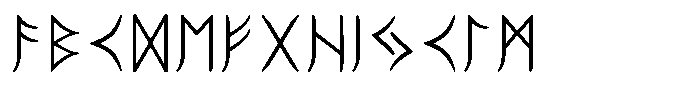 Ongunkan Elder Futhark Karablgs FONT