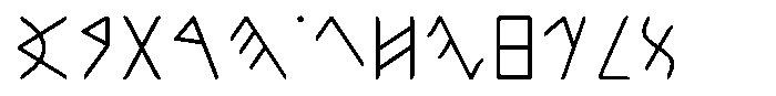 Ongunkan Fenike Phoenician FONT