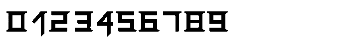Ongunkan Gothic Family Ongunkan Gothic Bold Modern Regular Font OTHER CHARS