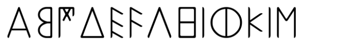 Ongunkan Greek Athen Font LOWERCASE