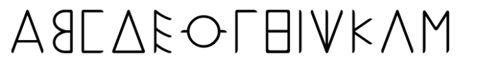 Ongunkan Greek Ionien Font LOWERCASE