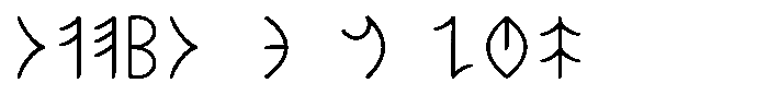 Ongunkan Hun Rovas Ongunkan Pecheneg Rovas Regular Font UPPERCASE