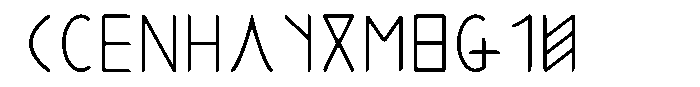 Ongunkan Hun Rovas Ongunkan Tordos Vinca Rovas Regular Font UPPERCASE