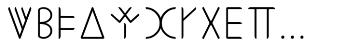 Ongunkan Lycian Regular Font LOWERCASE