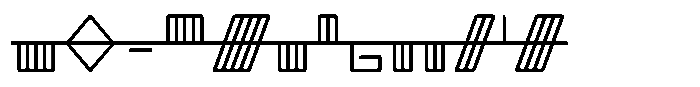 Ongunkan Ogham Family Ongunkan Ogham 1 Regular Font LOWERCASE