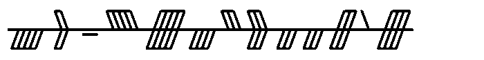 Ongunkan Ogham Family Ongunkan Ogham 2 Regular Font UPPERCASE