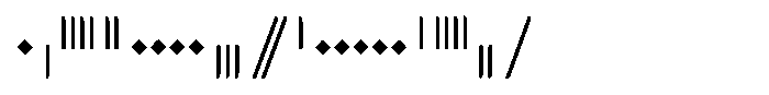 Ongunkan Ogham Family Ongunkan Ogham 6 Regular Font UPPERCASE