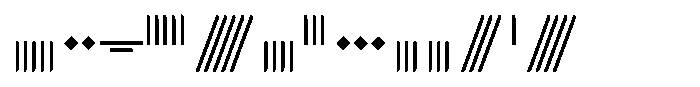 Ongunkan Ogham Family Ongunkan Ogham 6 Regular Font UPPERCASE