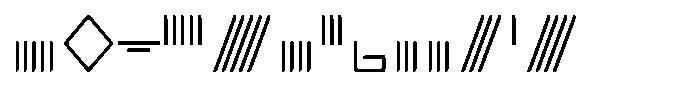 Ongunkan Ogham Family Ongunkan Ogham 6 Regular Font LOWERCASE