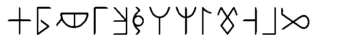 Ongunkan Old Bulgarian Runen Sc FONT