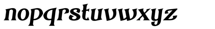 Onimusha Bold Italic Font LOWERCASE