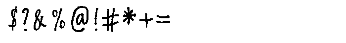 Oniolos Font OTHER CHARS