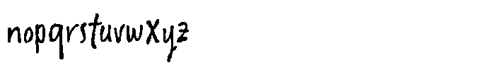 Oniolos Font LOWERCASE