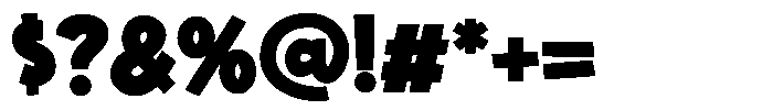 Onlink Bold Font OTHER CHARS