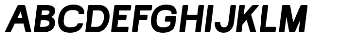 Onlygraphic Bold Oblique Rounded Font UPPERCASE