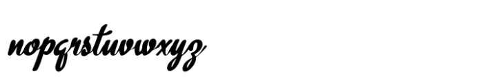 Onlytiful Script Font LOWERCASE