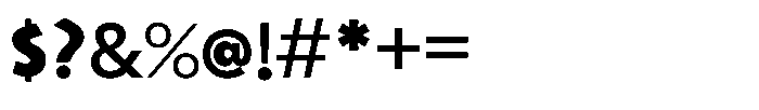 Onni Black Font OTHER CHARS