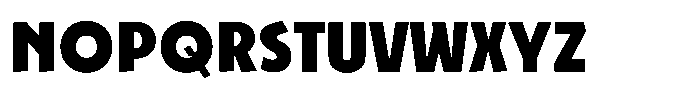Onni Black Font UPPERCASE
