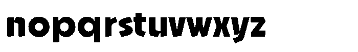 Onni Extra Bold Font LOWERCASE