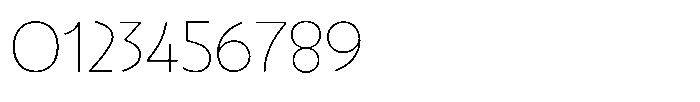Onni Thin Font OTHER CHARS