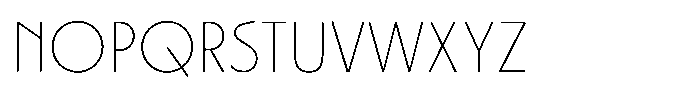 Onni Thin Font UPPERCASE