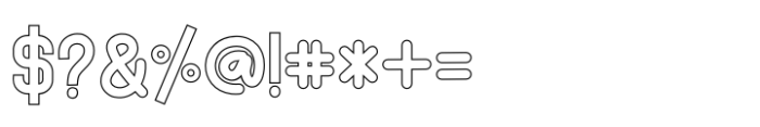 Onsite Outline Font OTHER CHARS