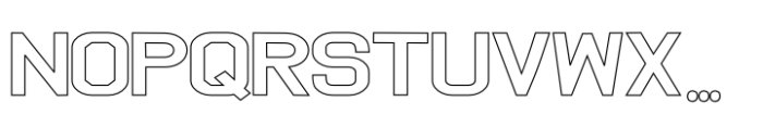 Onsite Outline Font UPPERCASE