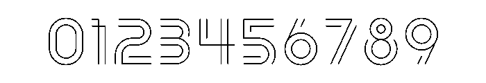 One Two One TwoLight Font OTHER CHARS