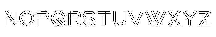One Two One TwoLight Font LOWERCASE