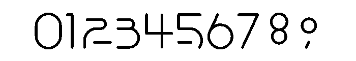 One Two OneBold Font OTHER CHARS