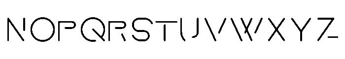 One Two OneBold Font LOWERCASE