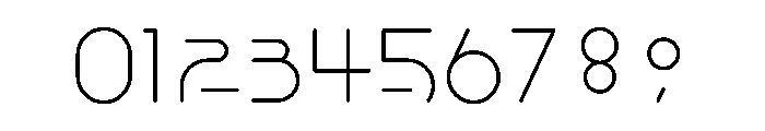 One Two OneRegular Font OTHER CHARS