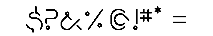 One Two TwoBold Font OTHER CHARS