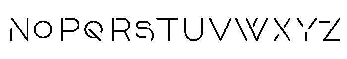 One Two TwoBold Font LOWERCASE
