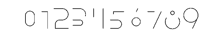 One Two TwoLight Font OTHER CHARS