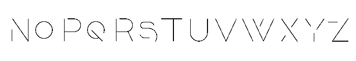One Two TwoLight Font UPPERCASE