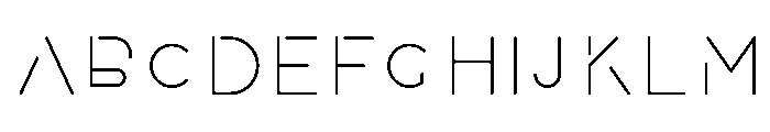 One Two TwoRegular Font UPPERCASE