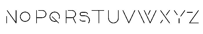 One Two TwoRegular Font UPPERCASE
