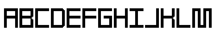 OneTone Checker Font UPPERCASE