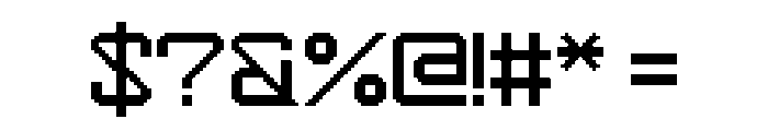 OneTone Madness Font OTHER CHARS