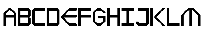 OneTone Madness Font UPPERCASE