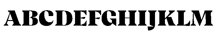 Oni Black Instance Font UPPERCASE