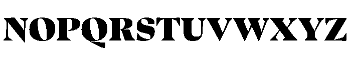 Oni Black Instance Font UPPERCASE