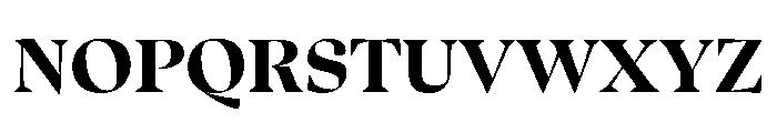 Oni Bold Instance Font UPPERCASE