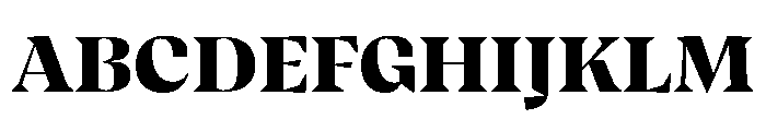 Oni ExtraBold Instance Font UPPERCASE